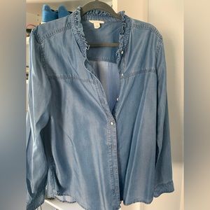 Chambray shirt worn five times.